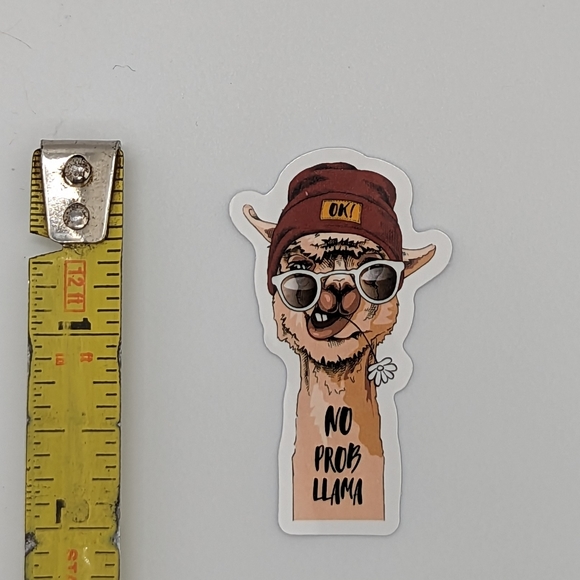Llama Sticker - Picture 2 of 2